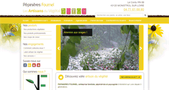 Desktop Screenshot of pepinieresfournel.fr