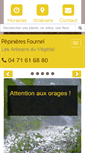 Mobile Screenshot of pepinieresfournel.fr